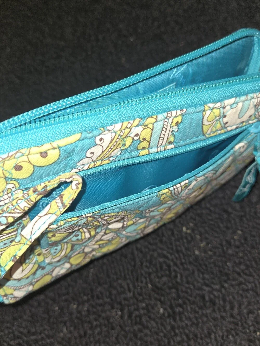 Vera Bradley Peacock Wallet Wristlet